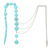 Jewelry Alloy Stone Love Drops Bell Pattern Electroplating Earrings Necklace