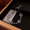 Jewelry Alloy Sweet Sakura Leaves Shaped Bracelet Microinlaid Zircon Set With Diamonds Fashion Style