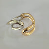 Jewelry Alloy Ushaped Twisted Double Collar Choker Bracelet Electroplated For Women