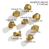 Jewelry Alloy Vintage Distressed Garland Flower Wave Pattern Open Ring Punk Style Women's