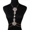 Jewelry Alloy Water Wave Chain Mixed Gem Inlay Flowers Style Women's