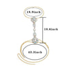Jewelry Alloy Water Wave Chain Mixed Gem Inlay Flowers Style Women's