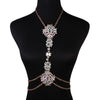 Jewelry Alloy Water Wave Chain Mixed Gem Inlay Flowers Style Women's