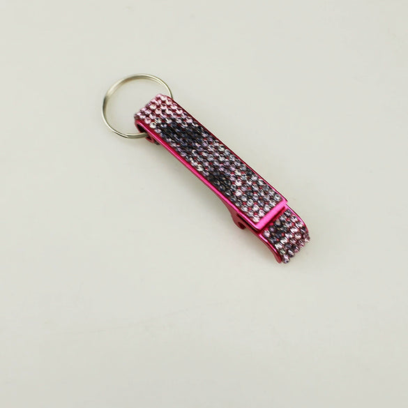 Jewelry Aluminum Alloy Minimalist Beer Keychain Bottle Opener