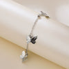 Jewelry Anklet Alloy Geometric Hollow Butterfly Pendant Handmade