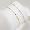 Jewelry Anklet S925 Sterling Silver Geometric Car Twist Chain