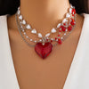 Jewelry Artificial Crystal Imitation Pearls Snake Bone Chain Animal Zodiac Butterfly Choker Electroplating Design For Women