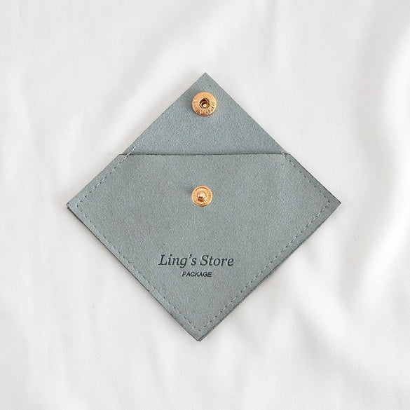 Jewelry Bag Cloth Square Microfiber Storage For Necklace Ring