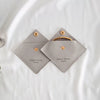 Jewelry Bag Cloth Square Microfiber Storage For Necklace Ring
