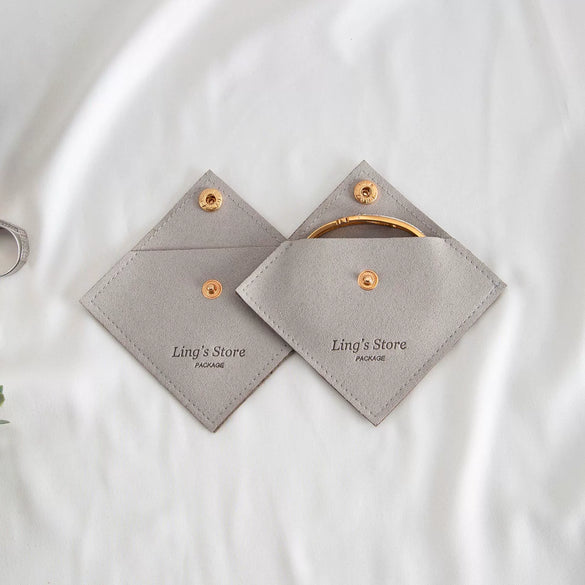 Jewelry Bag Cloth Square Microfiber Storage For Necklace Ring