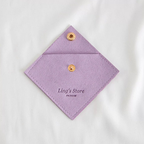 Jewelry Bag Cloth Square Microfiber Storage For Necklace Ring