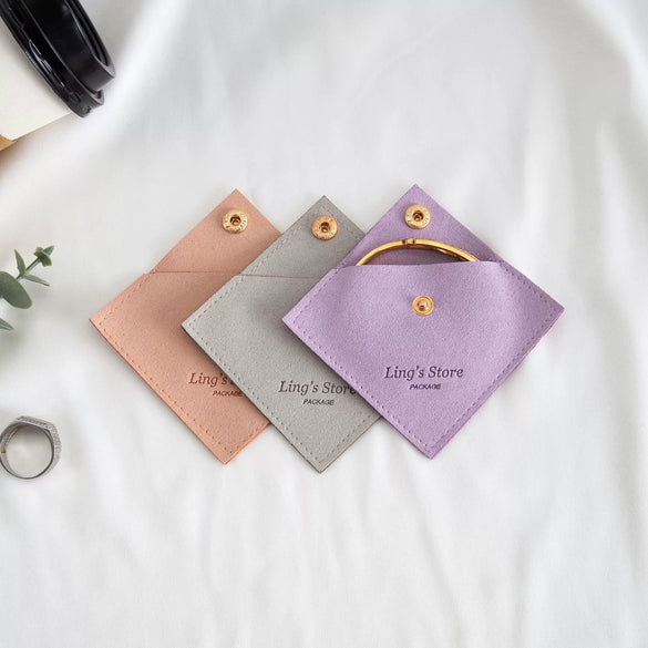 Jewelry Bag Cloth Square Microfiber Storage For Necklace Ring