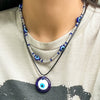 Jewelry Beaded Necklace With Acrylic Pendant Handmade Geometric Style For Women