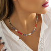 Jewelry Beads Geometric Ball Chain Singlelayer Necklace