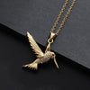 Jewelry Bird Pendant Necklace Zircon Copper Goldplated Ochain Fashion Animal Style