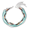 Jewelry Bohemian Color Rice Beads Multilayer Stacked Conventional Chain Geometric Women's Necklace