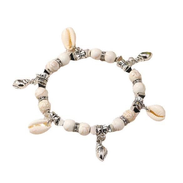 Jewelry Bohemian Ocean Style Colorful Shell Turquoise Animal Zodiac Manual Bracelet For Women And Men