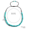 Jewelry Bohemian Plastic Resin Organic Glass Geometric Handmade Polished Necklace For Women