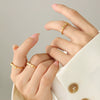 Jewelry Bow Pattern Titanium Steel Electroplated Women's Ring