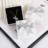 Jewelry Box For Earrings Pendant Ring Necklace And Bracelet Packaging Paper Cardboard Material