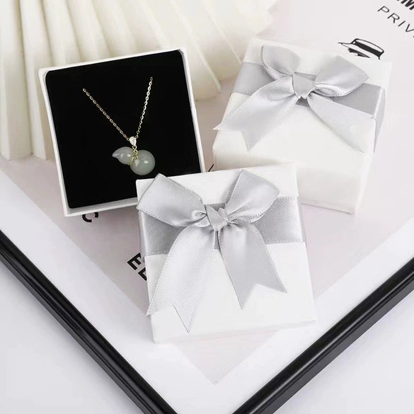 Jewelry Box For Earrings Pendant Ring Necklace And Bracelet Packaging Paper Cardboard Material