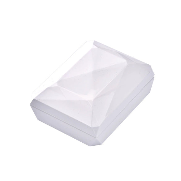 Jewelry Box Square Composite Materials Solid Color Leisure Style For Valentine's Day With Led Light