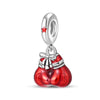 Jewelry Bracelet Accessories Copper Silver Plated Dumbbell Football Basketball Baseball Charm Beads Dripping Oil Design