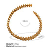 Jewelry Bracelet And Ring Combination Hip Hop Street Style 316L Stainless Steel Electroplating