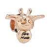 Jewelry Bracelet Metal Inlaid Rhinestone Beaded Pendant With Totem Pattern And Electroplating Treatment
