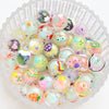 Jewelry Bracelet Mobile Phone Chain Iceberg Pleated Tulip Handpainted Beaded Small Fresh Style Dripping Glue