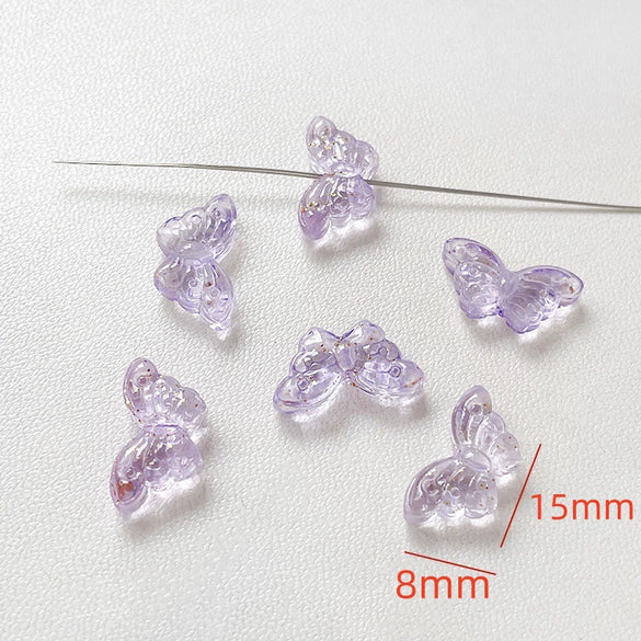 Jewelry Bracelet Necklace Hairpin Accessories Retro Butterfly Glazed Beads Handmade