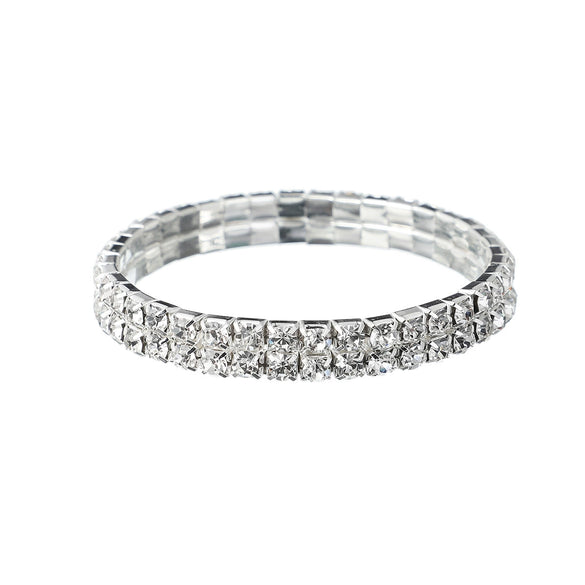 Jewelry Bracelet Rhinestone Cross Trendy Fine Allmatch Elastic