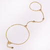 Jewelry Bracelet Ring Chain Heart Shape Zircon Inlay