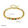 Jewelry Bracelet Titanium Steel Retro Style Electroplating
