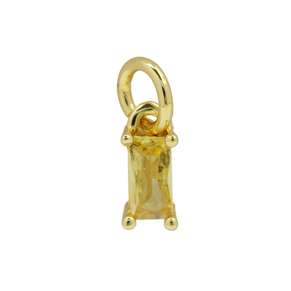 Jewelry Brass Copper Geometric Rectangular Tshaped Pendant Accessories With Electroplating
