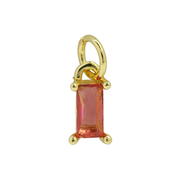 Jewelry Brass Copper Geometric Rectangular Tshaped Pendant Accessories With Electroplating