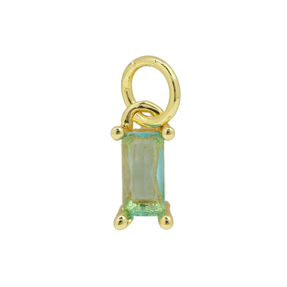 Jewelry Brass Copper Geometric Rectangular Tshaped Pendant Accessories With Electroplating