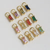 Jewelry Brass Copper Geometric Rectangular Tshaped Pendant Accessories With Electroplating