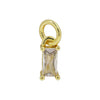 Jewelry Brass Copper Geometric Rectangular Tshaped Pendant Accessories With Electroplating