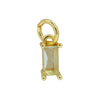Jewelry Brass Copper Geometric Rectangular Tshaped Pendant Accessories With Electroplating