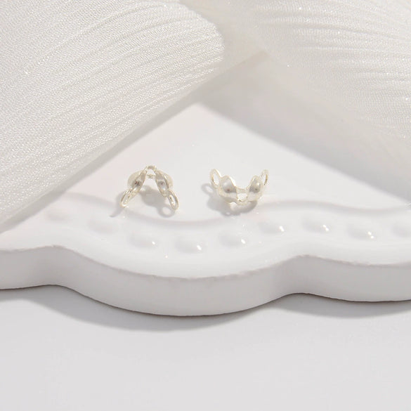 Jewelry Buckle Double Hanging S925 Sterling Silver Cover Buckle Style Simple Handmade Electroplated