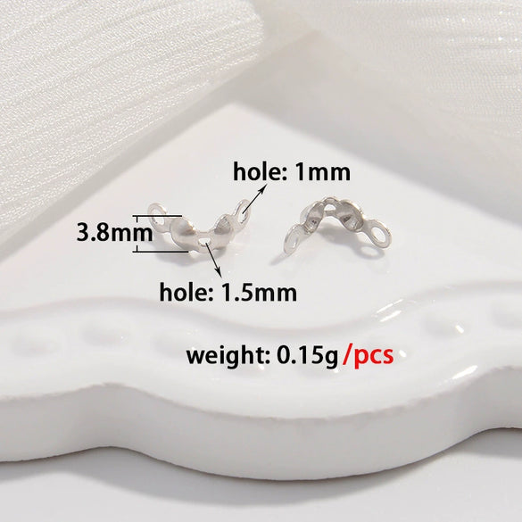Jewelry Buckle Double Hanging S925 Sterling Silver Cover Buckle Style Simple Handmade Electroplated