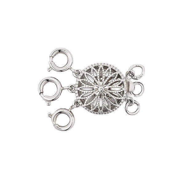 Jewelry Buckle Necklace Copper Electroplated