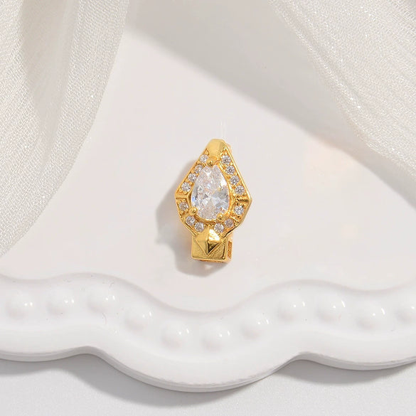 Jewelry Buckle Silver 925 Pearl Gourd Zirconia Fashion