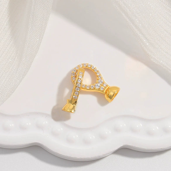 Jewelry Buckle Silver 925 Pearl Gourd Zirconia Fashion