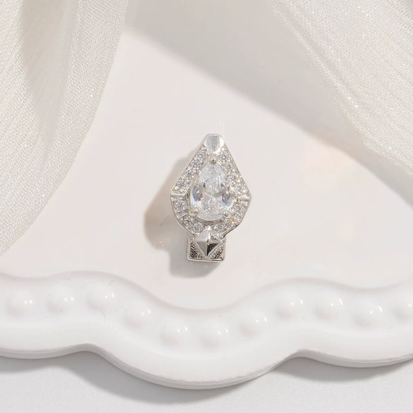 Jewelry Buckle Silver 925 Pearl Gourd Zirconia Fashion