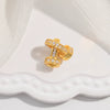 Jewelry Buckle Silver 925 Pearl Gourd Zirconia Fashion