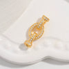 Jewelry Buckle Silver 925 Pearl Gourd Zirconia Fashion