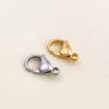 Jewelry Buckle Stainless Steel Titanium Steel Lobster Buckle Fine Polishing 18K Gold Color Protection Vacuum Plated Handmade Accessories