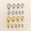 Jewelry Buckle Stainless Steel Titanium Steel Lobster Buckle Fine Polishing 18K Gold Color Protection Vacuum Plated Handmade Accessories